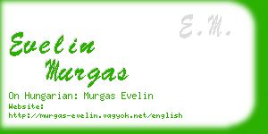 evelin murgas business card